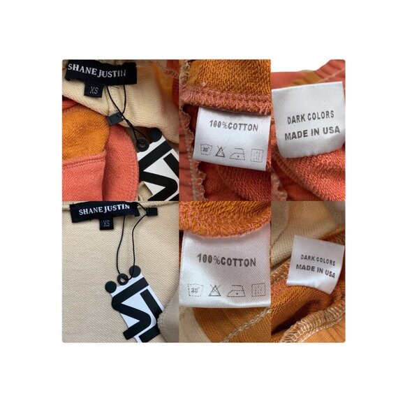 Shane Justin 2 Piece Set Track Suit XS Orange - Picture 6 of 11